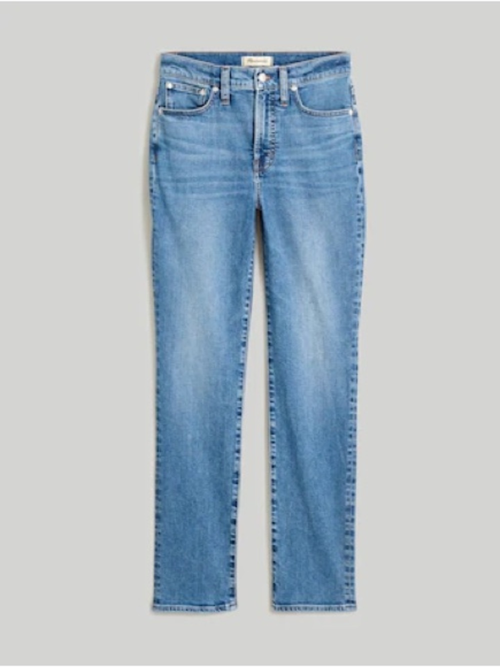 Madewell High-Rise Perfect Vintage Light Blue Straight Leg Jeans